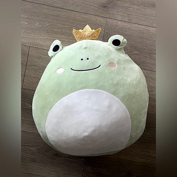 NWOT 🐸👑🦄Squishmallow Baratelli Frog Prince 16 inch - Picture 1 of 8